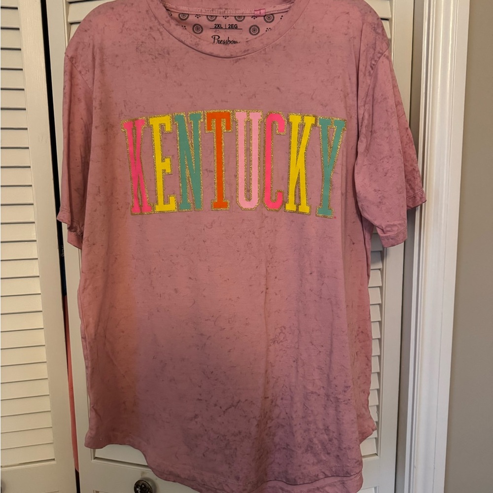 Pink Kentucky Graphic T-Shirt